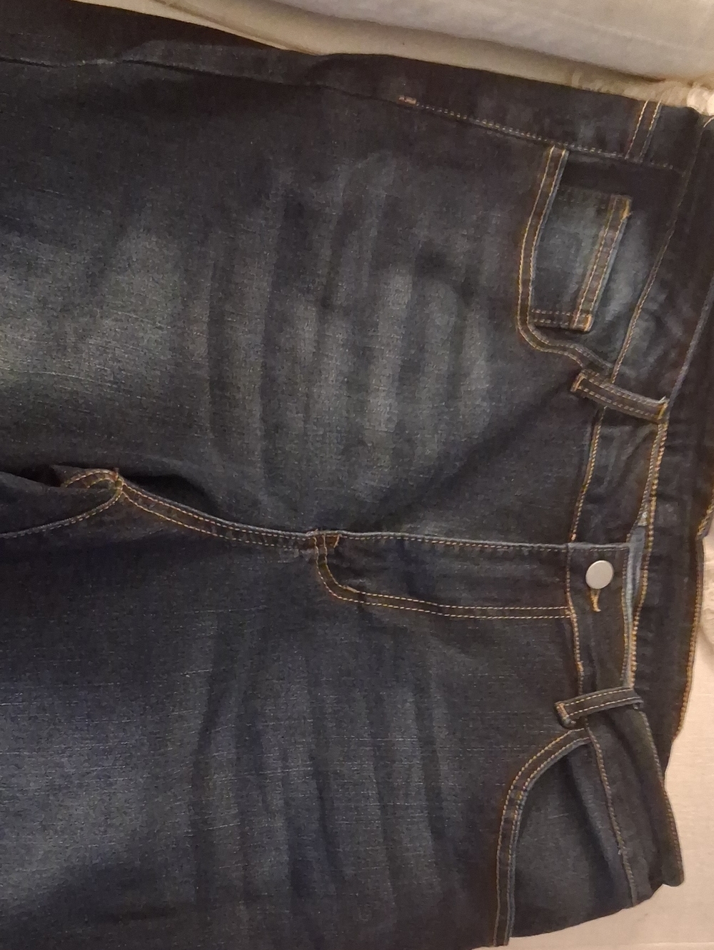 Dark Blue women's Denim Jeans - Classic Straight Fit size 2x